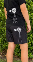 Load image into Gallery viewer, FOOTY SHORTS | KIDS | BLACK WINDMILL
