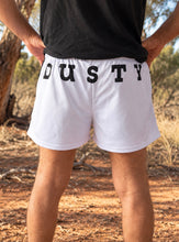 Load image into Gallery viewer, FOOTY SHORTS | WHITE 'D'
