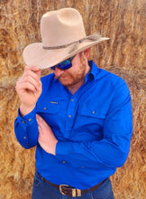 Load image into Gallery viewer, MENS WORKSHIRT | DEEP BLUE