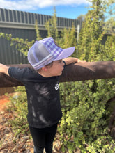 Load image into Gallery viewer, HAT | JUNIOR TRUCKER | Purple/White