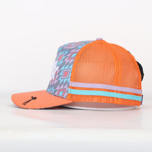 Load image into Gallery viewer, HAT | TRUCKER | PONYTAIL ORANGE