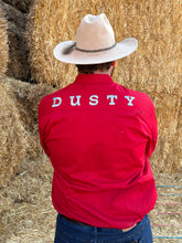 Load image into Gallery viewer, MENS TEAM WORKSHIRT | MERLOT RED