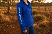 Load image into Gallery viewer, LADIES TEAM WORKSHIRT | DEEP BLUE
