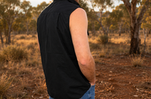 Load image into Gallery viewer, SLEEVELESS WORKSHIRT | BLACK
