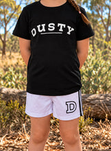 Load image into Gallery viewer, FOOTY SHORTS | KIDS | WHITE 'D'
