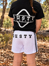 Load image into Gallery viewer, FOOTY SHORTS | KIDS | WHITE 'D'
