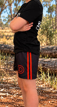 Load image into Gallery viewer, FOOTY SHORTS | KIDS | ORANGE 'D'
