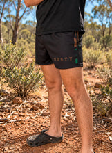 Load image into Gallery viewer, FOOTY SHORTS | GREEN/BROWN CAMO
