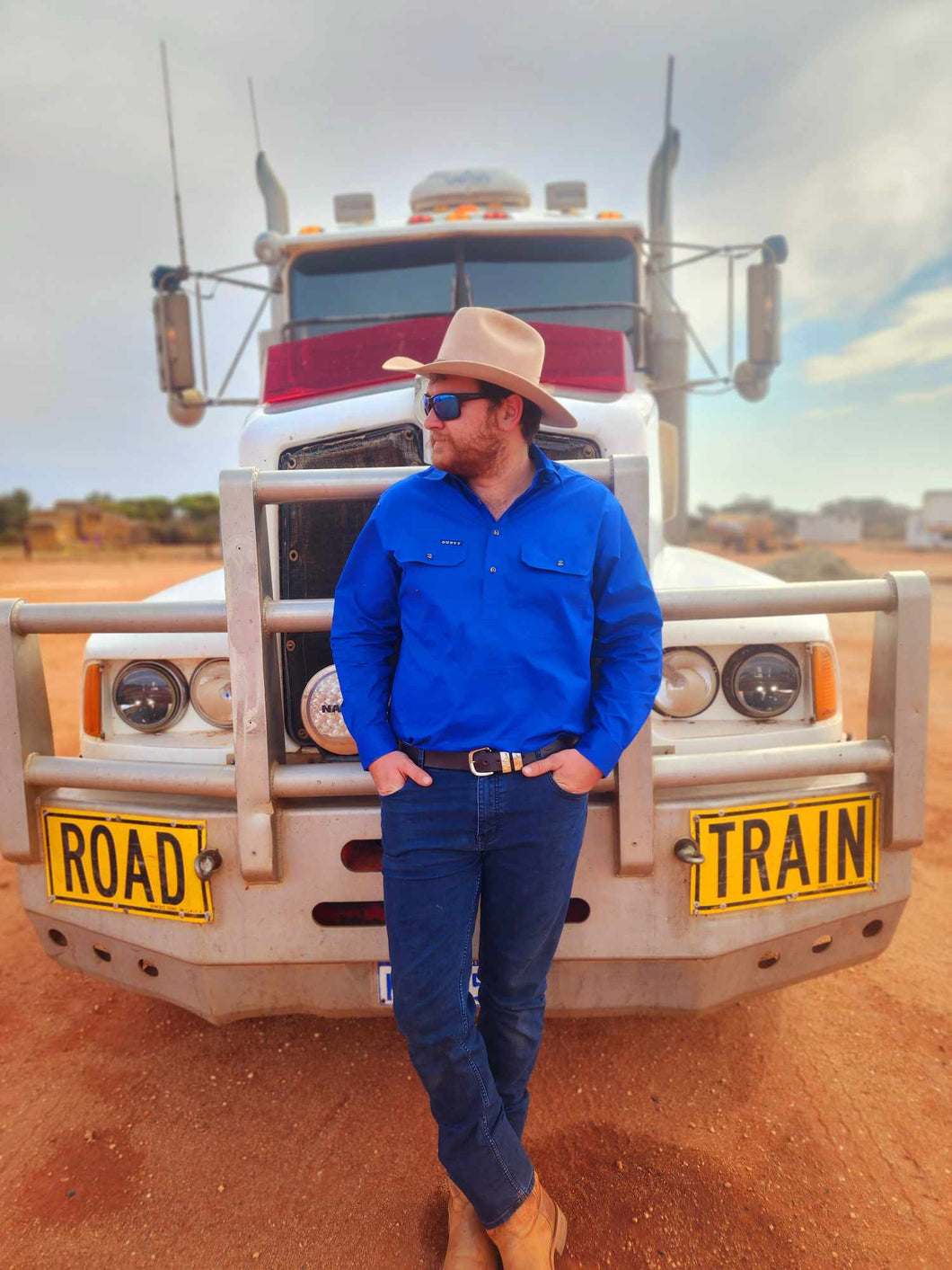 MENS WORKSHIRT | HEAVY | DEEP BLUE