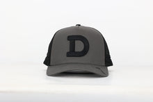 Load image into Gallery viewer, HAT | TRUCKER | BLACK &#39;D&#39;
