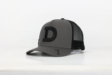Load image into Gallery viewer, HAT | TRUCKER | BLACK &#39;D&#39;
