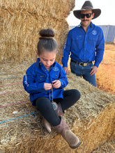 Load image into Gallery viewer, KIDS TEAM WORKSHIRT | DEEP BLUE
