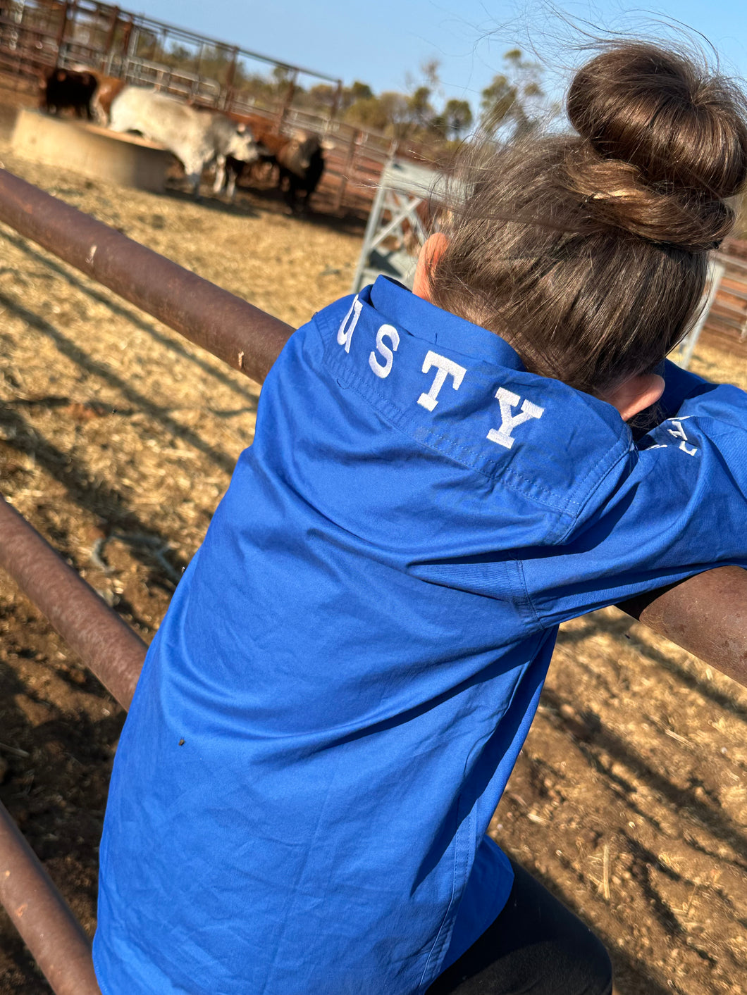 KIDS TEAM WORKSHIRT | DEEP BLUE